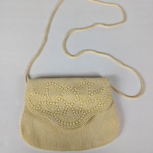 La Regale Vintage Beaded Purse Double Sided Flap